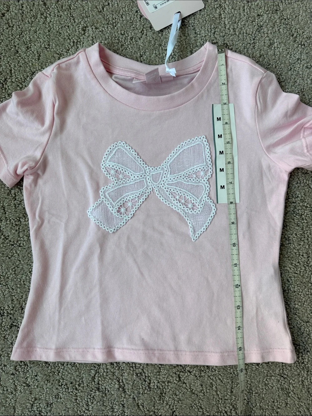 LoveShackFancy Cottagecore T-Shirt & Short Set Pink Bundle Girls Medium NWT